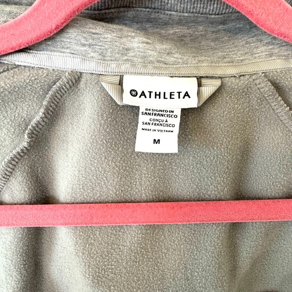 Athleta Triumph Hoodie in Charcoal Gray Heather - Picture 12 of 16